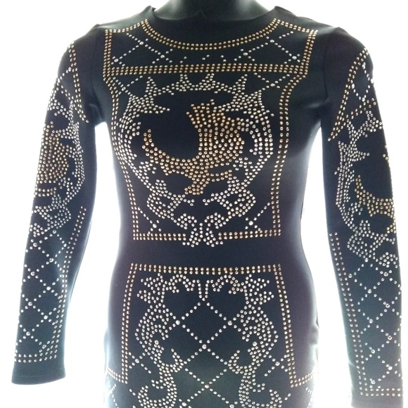 Gorgeous Silver And Gold Party Dress EUC ❤️ - Picture 3 of 14